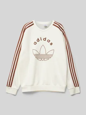 adidas Originals Sweatshirt mit Label-Print (offwhite) online kaufen