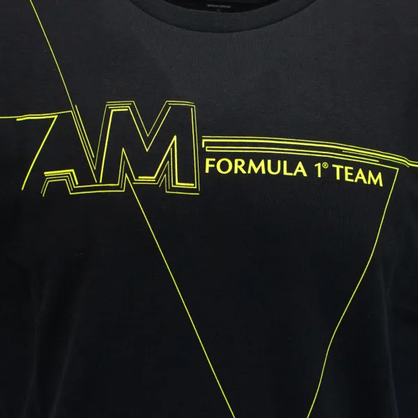 Aston Martin F1 T-Shirt Lifestyle schwarz