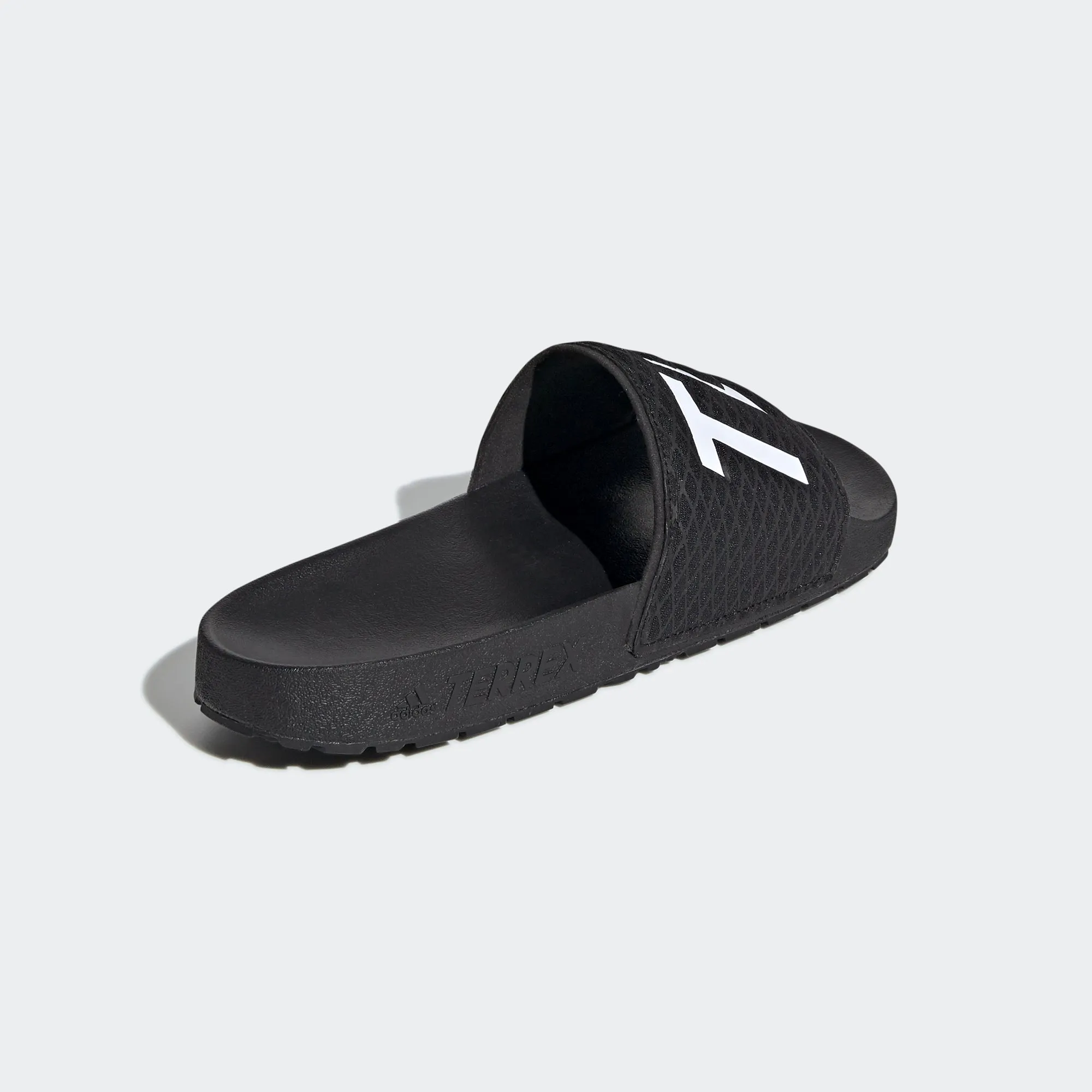 Badeschuhe - Adidas TERREX Adilette: Black / White