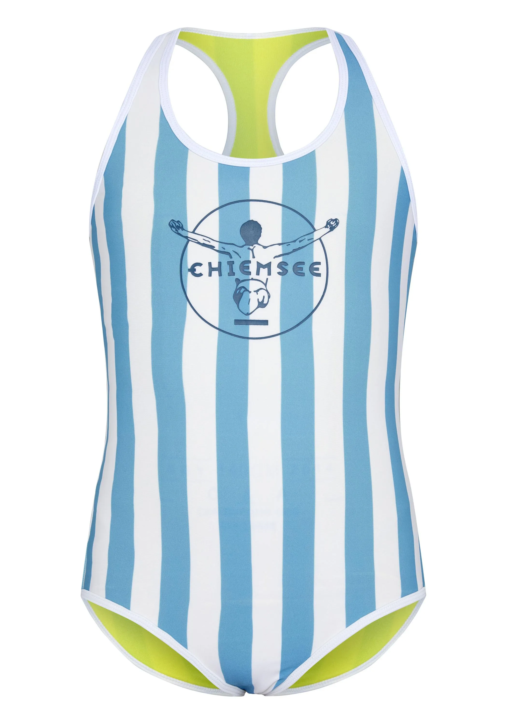Chiemsee Badeanzug Badeanzug Mädchen 1045 White/Med Blue im Online Shop von kaufen