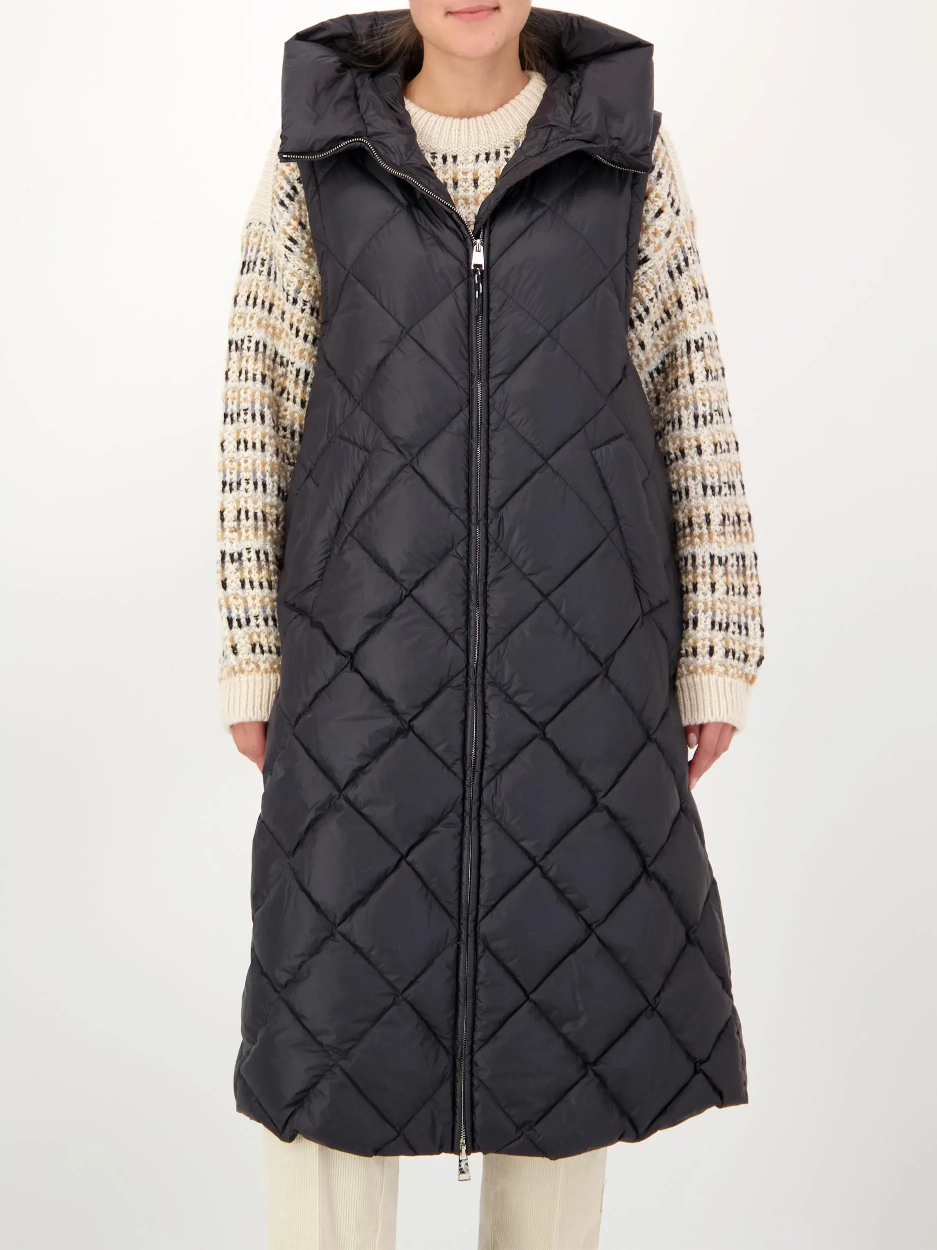 Daunenweste 'Estella' | Schwarz_990 | S | estella/suw.2
