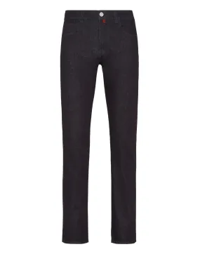 Denim Trousers Super Straight Cut Crest