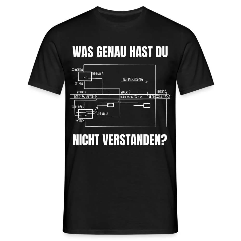 Elektriker Shirt Schaltplan - Was hast Du nicht verstanden Lustiges T-Shirt