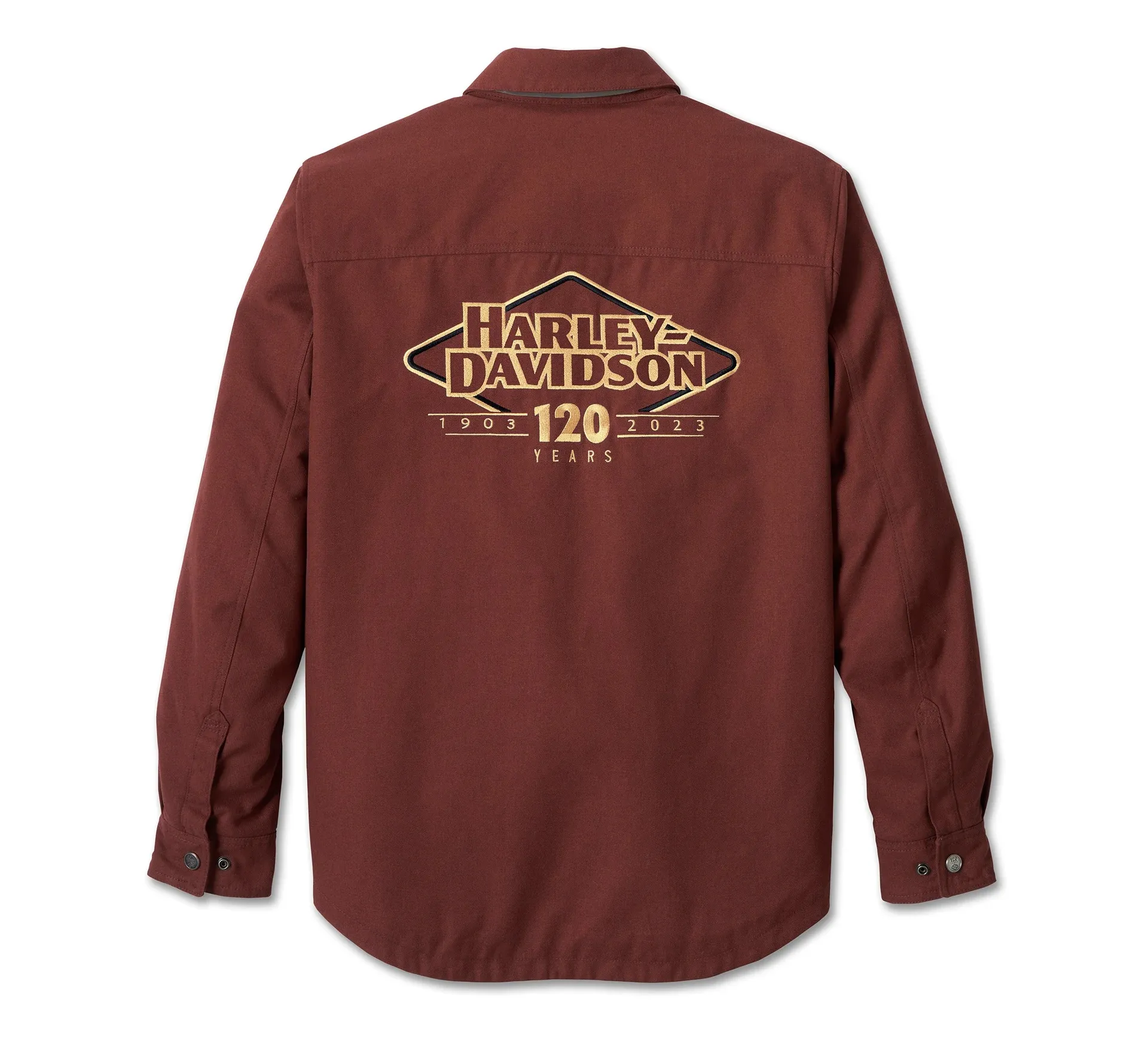 Harley-Davidson Riding Hemdjacke 120th Anniversary Operative rot