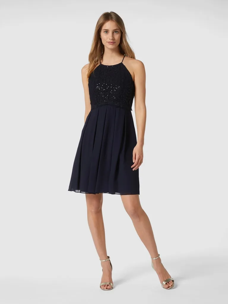 Jake*s Cocktail Cocktailkleid aus zartem Chiffon (marine melange) online kaufen