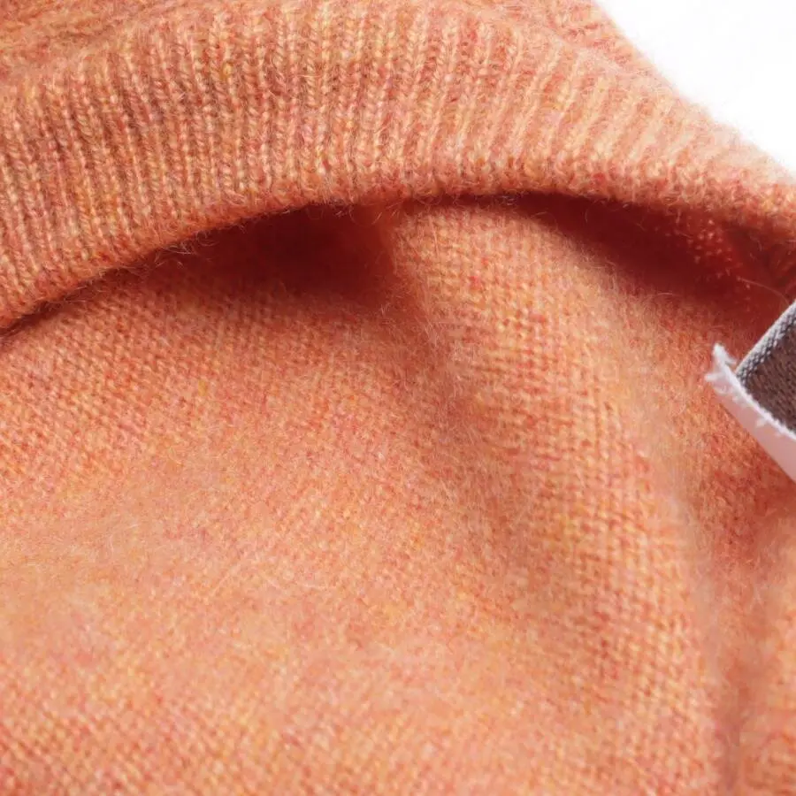 Kaschmirpullover L Orange