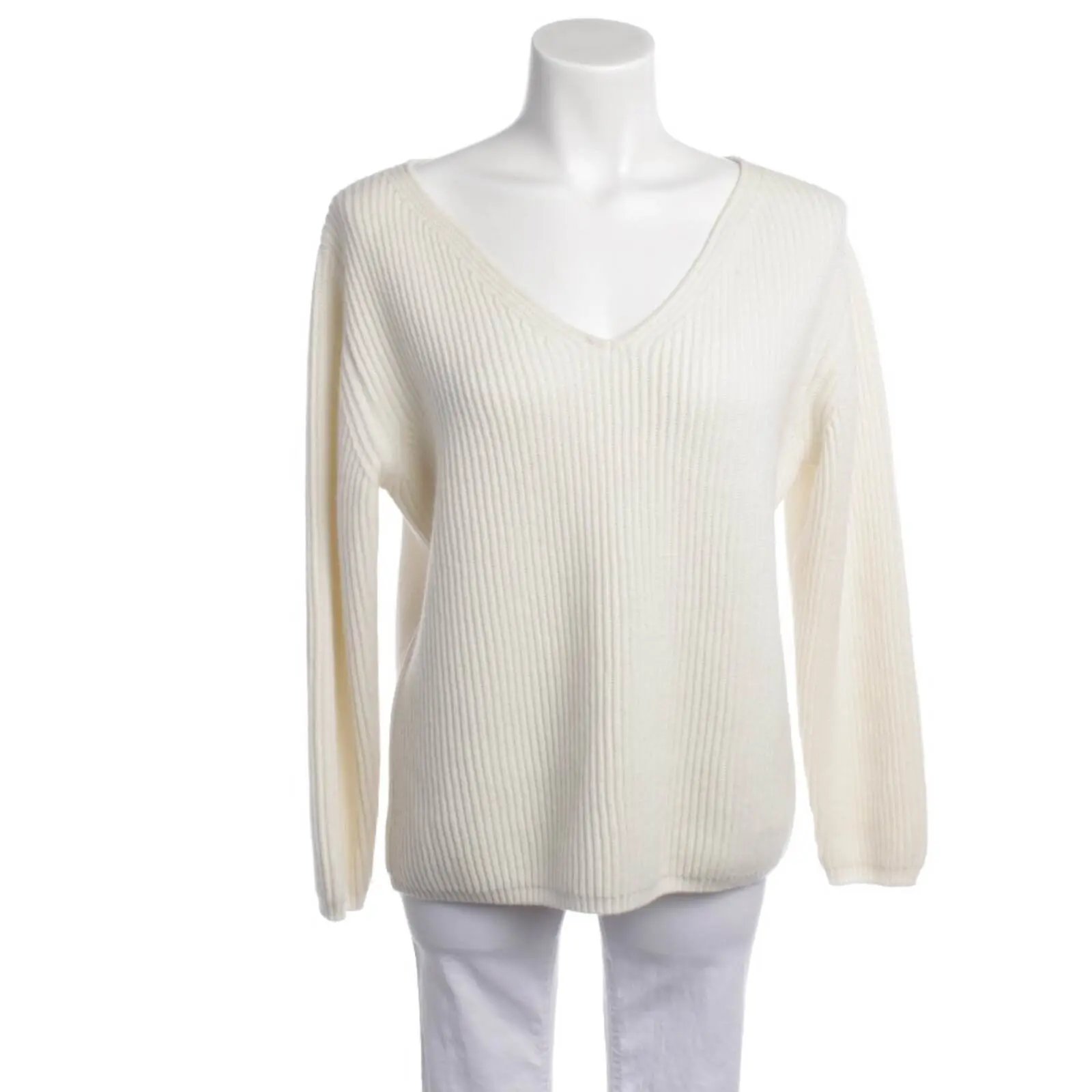 Kaschmirpullover S Weiß