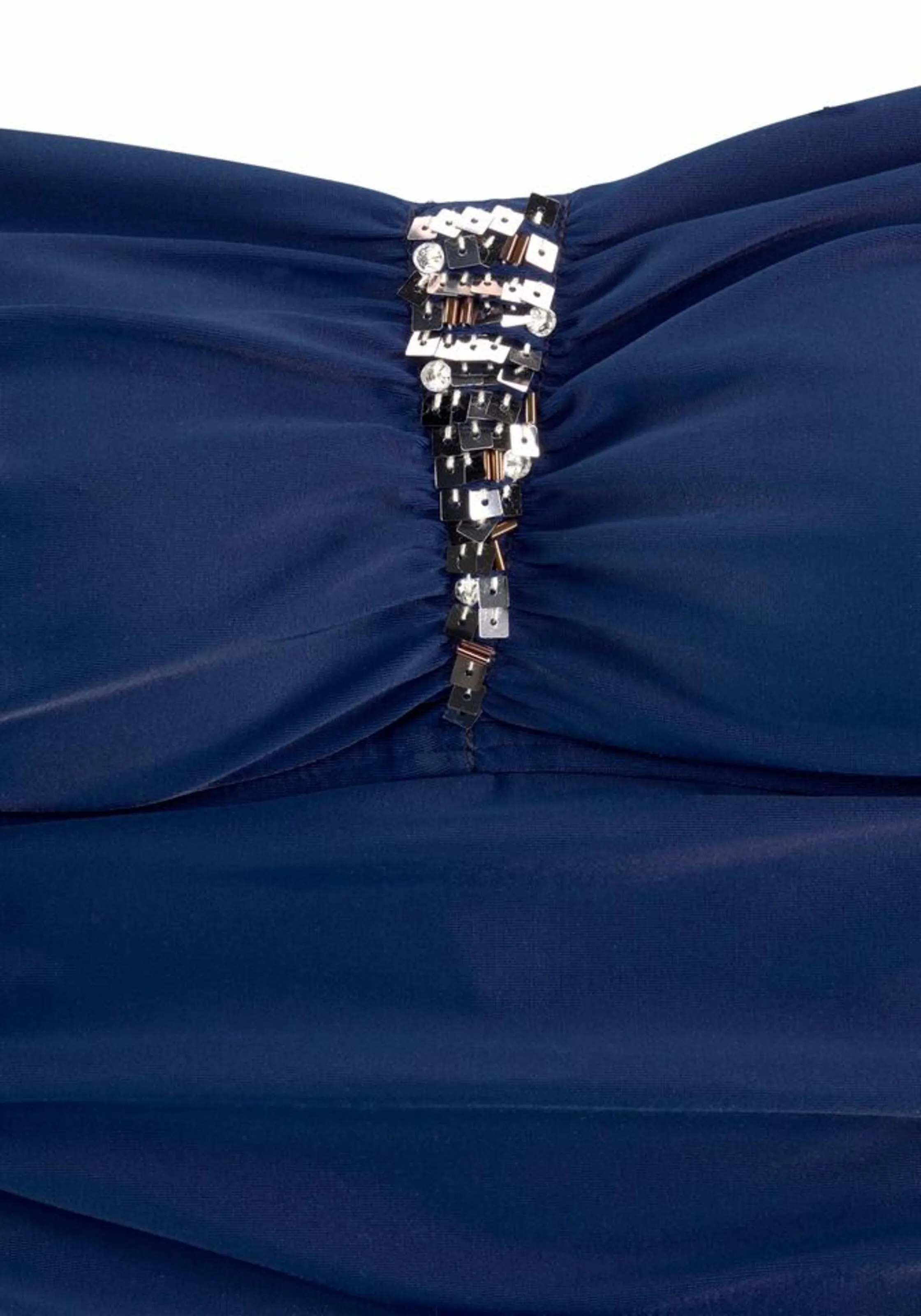 LASCANA Bustier Badeanzug in Blau