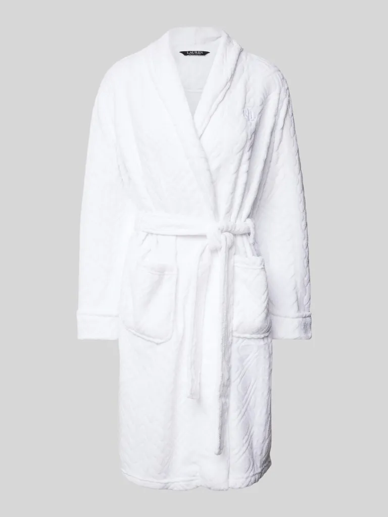 Lauren Ralph Lauren Bademantel mit Strukturmuster (weiss) online kaufen