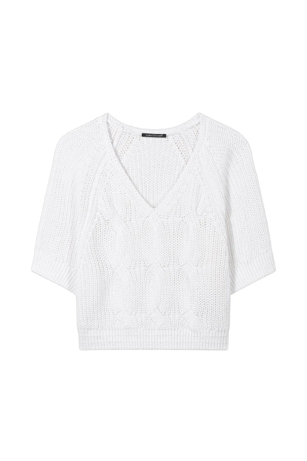 LUISA CERANO Pullover ZOPFMUSTER 