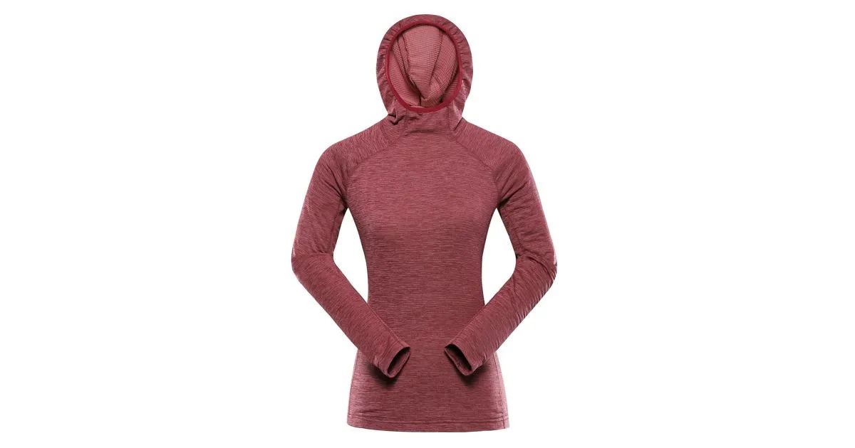 Schnelltrocknendes Damen-Sweatshirt ALPINE PRO ROLTA anemonenrosa / lila M