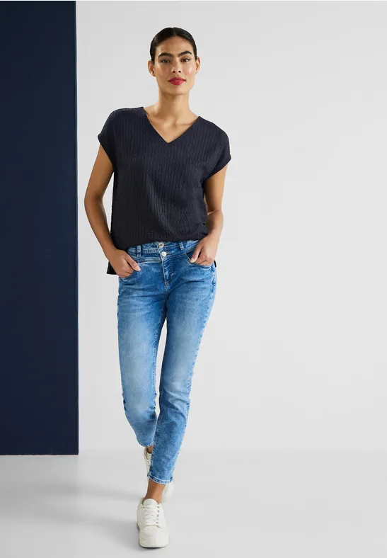 Street One T-Shirt mit Struktur 