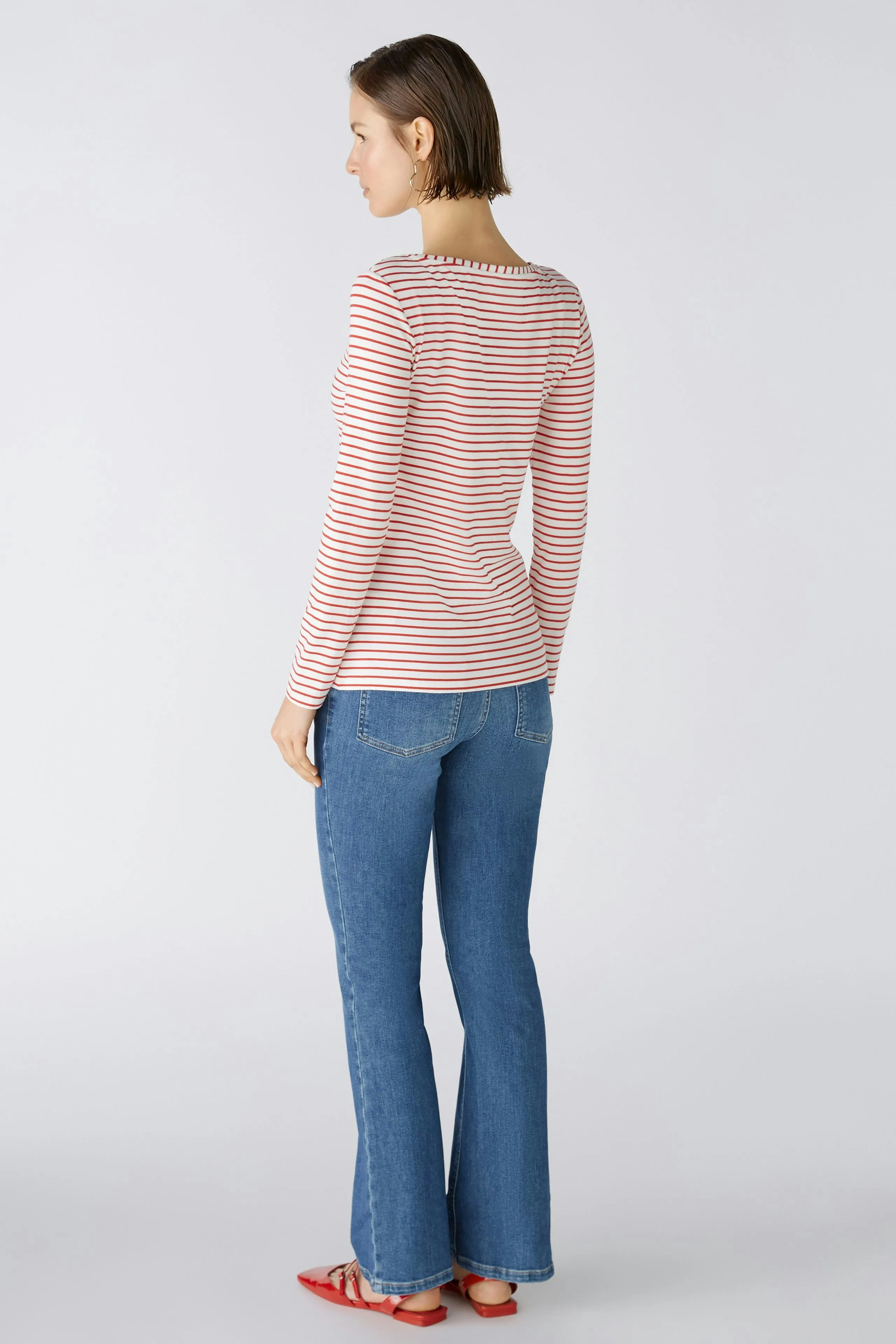 SUMIKO Langarmshirt elastische Cotton-Modalmischung