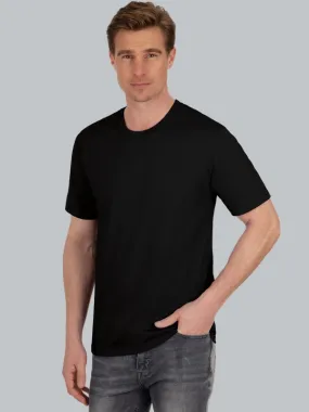 T-Shirt aus 100% Baumwolle Schwarz