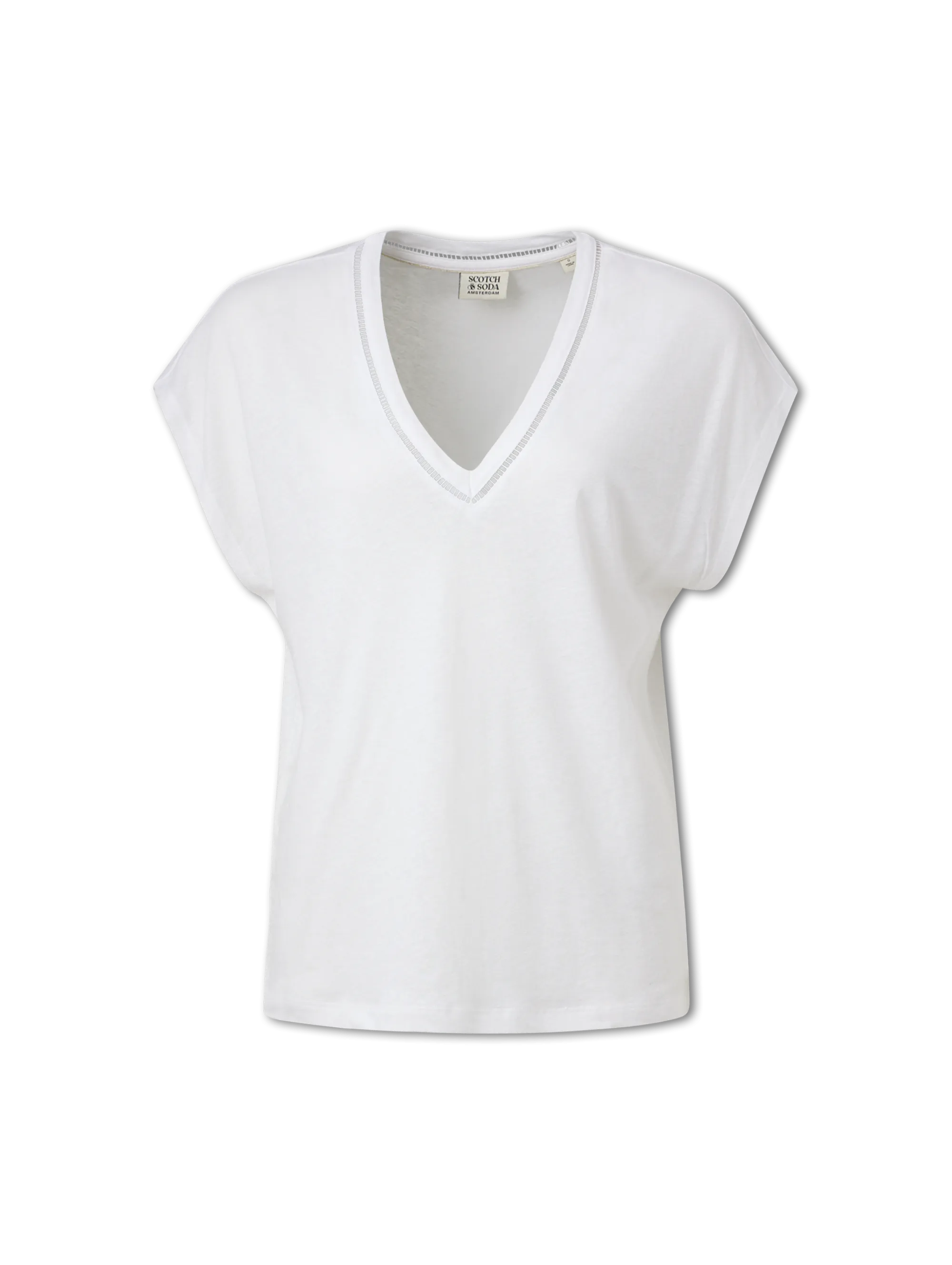 T-Shirt mit Leinen