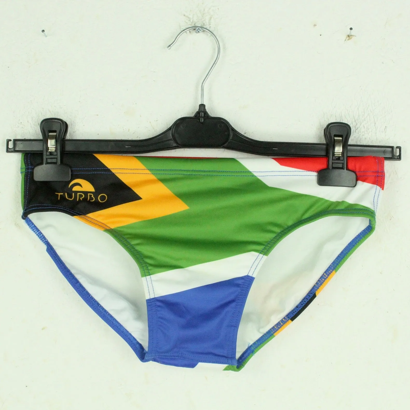 Vintage Badehose Gr. M mehrfarbig gemustert 80s 90s Swimwear